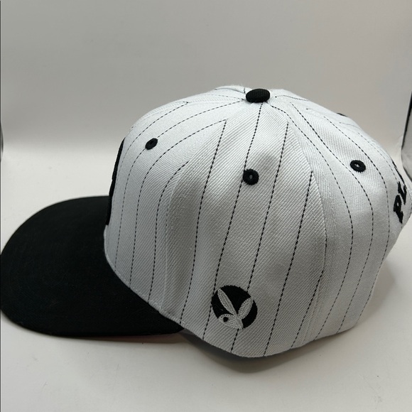 Playboy SnapBack baseball cap.  Pinstripes - Picture 5 of 12